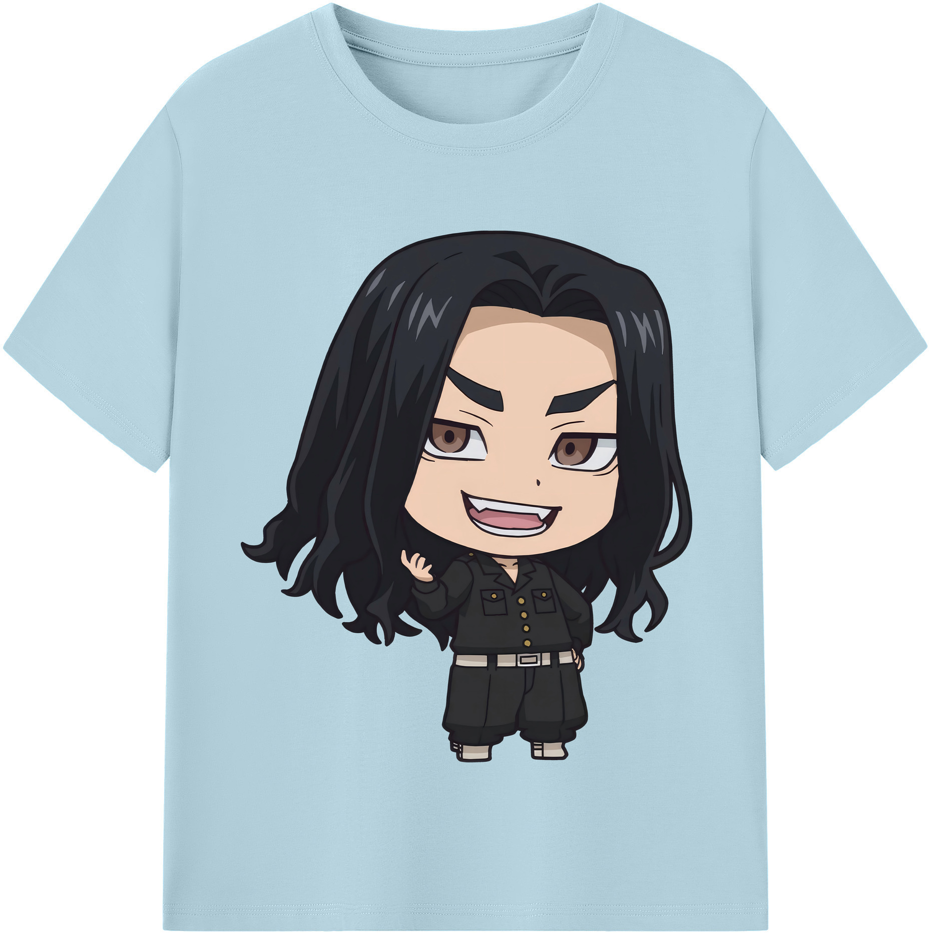 （画像用） 東京リベンジャーズ Tokyo Revengers 綿100％半袖Tシャツ（フロントプリント）